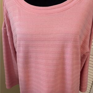 T by Talbots Pink Tunic Top